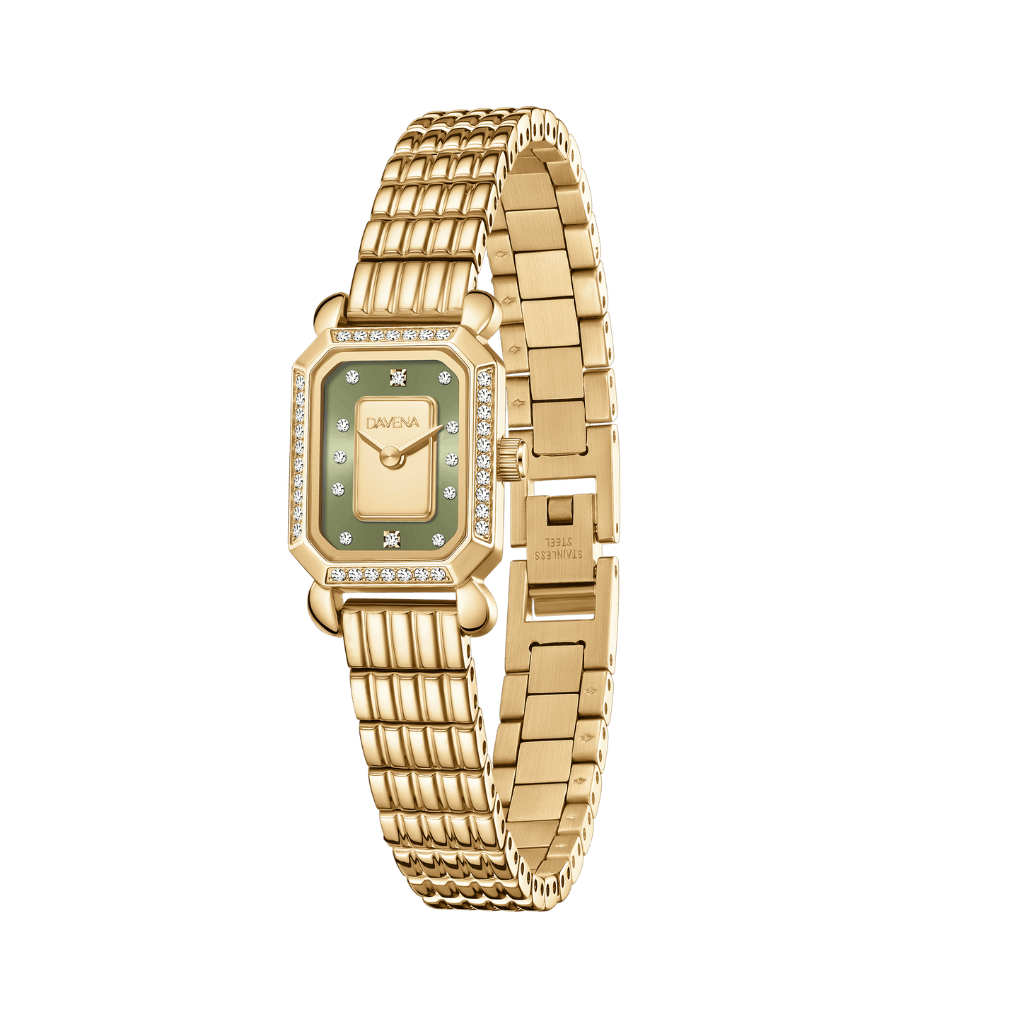 Davena Women's Watch Gold Brick