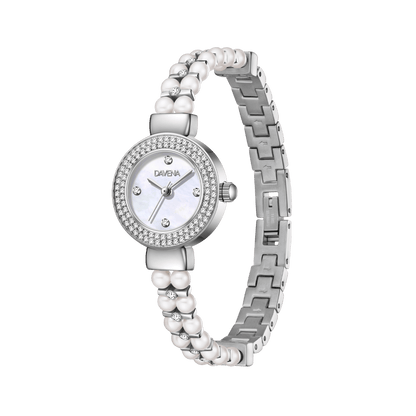 Davena Women's Watch Pearl - Bling Diva