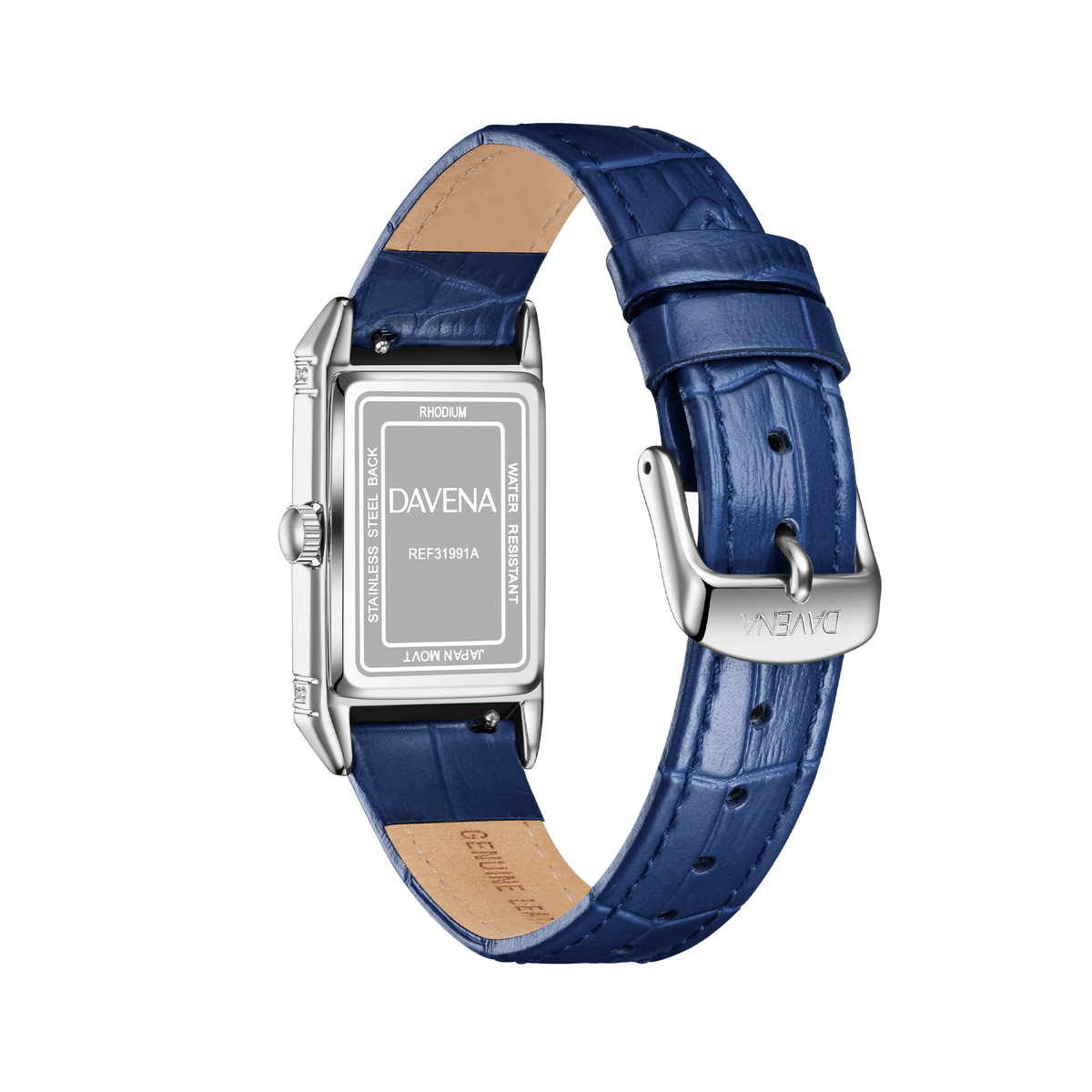 Shop CHIC SQUARE | Pearl Shell Watch with Crystal Square Dial Shop CHIC SQUARE | Pearl Shell Watch with Crystal Square Dial