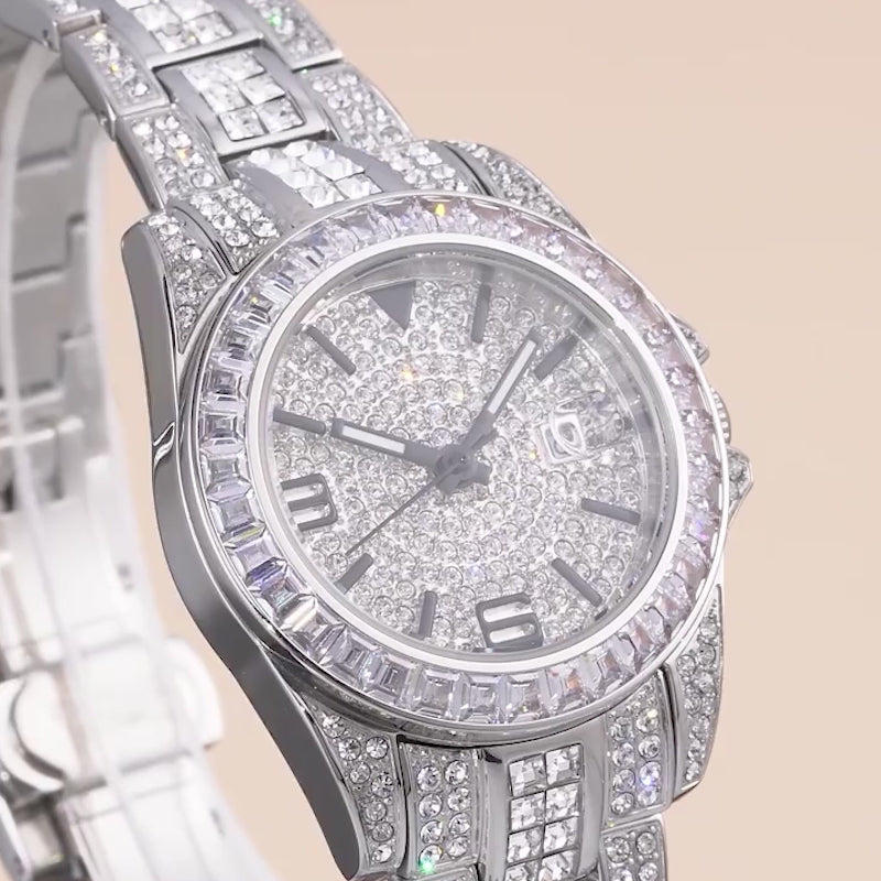 Shop SNAP PIN | Crystal Bracelet Watch for Women